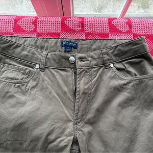 Peter Millar Brown Tailored Fit Pants